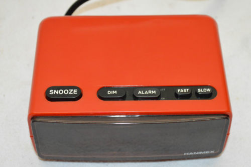 Vintage-Hanimex-HC-1100-Alarm-Clock-NOS-Unbenutzt-Wecker-k5